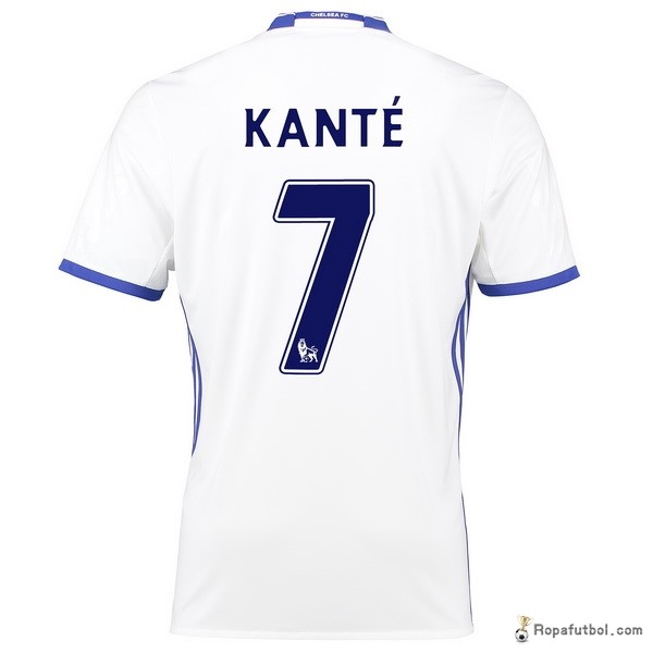 Camiseta Chelsea Replica Tercera Ropa Kante 2016/17 Blanco